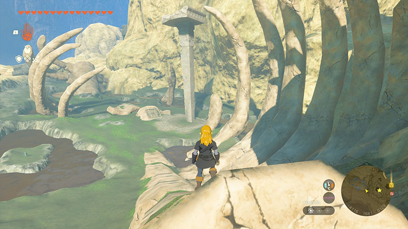 竜骨沼｜本物の竜を想像させる巨大な骨が残された沼地